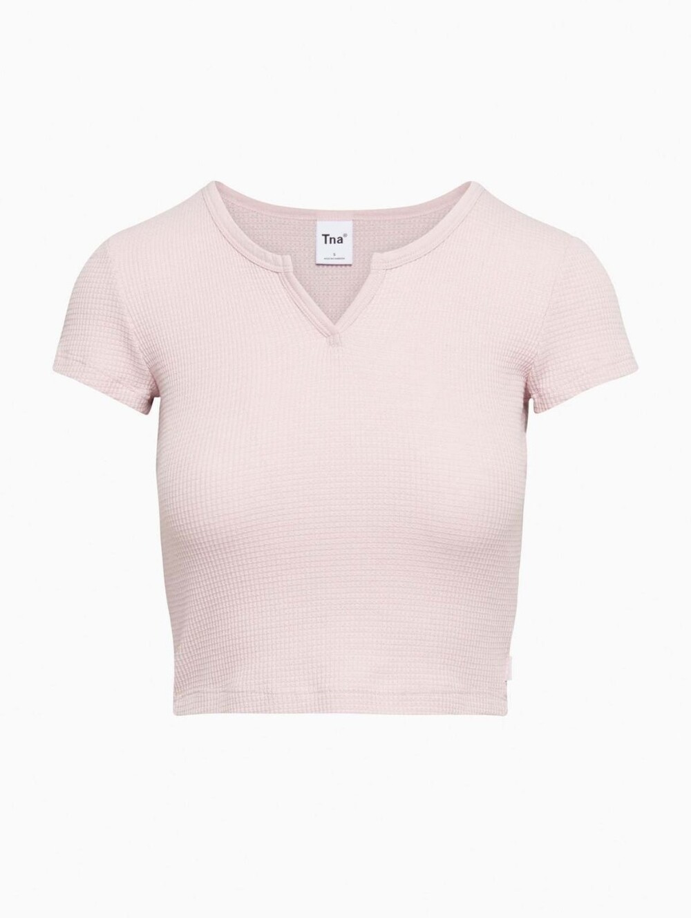 5 For $25✨️Tna Waffle Light Pink V Neck Tshirt Top Womens Size Extra Small Xs